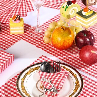 Foto 7 | Foto 7 | Servilletas De Papel Tatuo, Color Rojo Y Blanco, 100 Hojas - Venta Internacional.