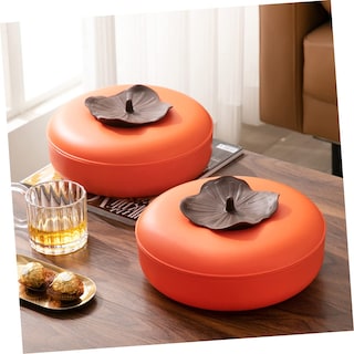 Foto 3 | Foto 3 | Bandeja Para Servir Aperitivos Feltechelectr Dividida Con Tapa Naranja Pp - Venta Internacional.
