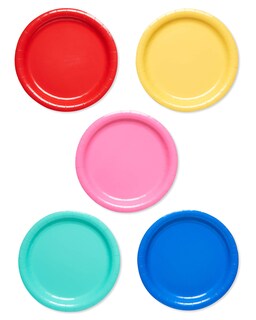 Foto 1 | Foto 1 | Platos Llanos Con Forma De Arcoíris De American Greetings, 50 Unidades - Venta Internacional.