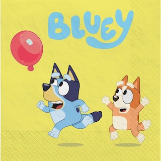 Foto 1 | Foto 1 | Servilletas De Almuerzo Amscan Bluey, Paquete De 16, 16,5 Cm (16,5 Cm) - Venta Internacional.