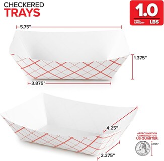 Foto 2 | Foto 2 | Food Boats Stock Your Home Desechable De 1 Libra (paquete De 500) - Venta Internacional.