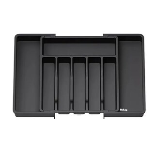 Foto 1 | Foto 1 | Organizador Bandeja Extensible Cajón Cocina 8 Compartimentos Belug Negro Plata