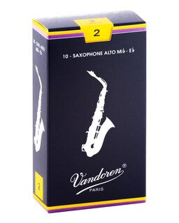 Foto 1 | Foto 1 | Cañas Para Saxofón Alto Vandoren Sr212 Traditional Strength 2 (x10) - Venta Internacional.