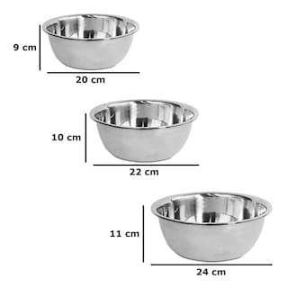 Foto 4 | Foto 4 | Juego De 6 Tazones Bowl De Acero Inoxidable Para Mezclar Plata