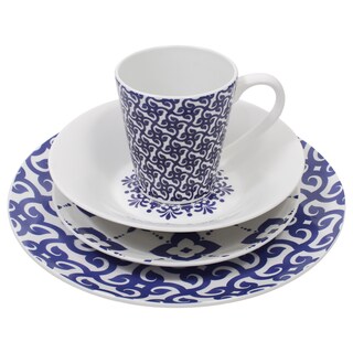 Foto 3 | Foto 3 | Vajilla de Porcelana Crown Baccara Aitana 16 Piezas