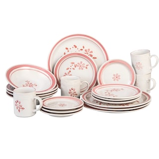 Foto 1 | Foto 1 | Vajilla de Porcelana Santa Anita Gerberina Blanco Rouse 20 Piezas