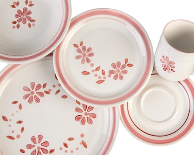 Foto 4 | Foto 4 | Vajilla de Porcelana Santa Anita Gerberina Blanco Rouse 20 Piezas