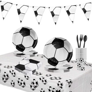Foto 1 | Foto 1 | Paquete Vajilla Desechable De Fiesta Futbol 25 Personas