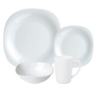 Foto 1 | Foto 1 | Vajilla Opal ColorHome Cuadrada para 4 Personas 16 Piezas