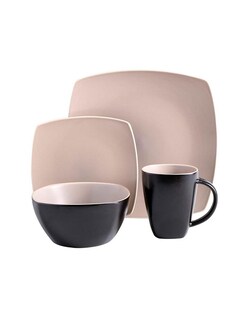 Foto 4 | Foto 4 | Juego De Vajilla 16 Piezas Cerámica Soho Taupe Matte Gibson