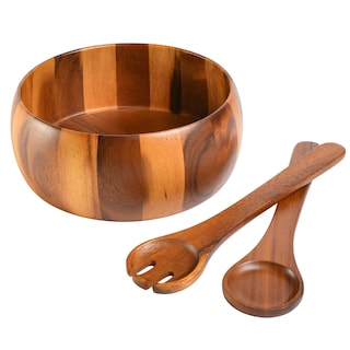 Foto 1 | Foto 1 | Juego De Ensaladeras Gibson Home, Madera De Acacia, Laurel, 3 Piezas - Venta Internacional.