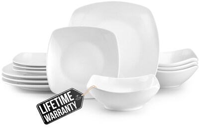 Foto 1 | Foto 1 | Juego De Platos Zulay Kitchen Luna De 12 Piezas De Porcelana Para 4 Personas - Venta Internacional.