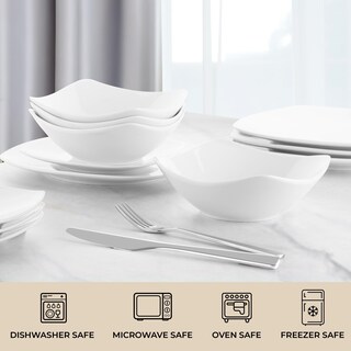 Foto 3 | Foto 3 | Juego De Platos Zulay Kitchen Luna De 12 Piezas De Porcelana Para 4 Personas - Venta Internacional.