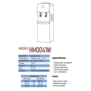 Foto 4 | Foto 4 | Dispensador de Agua Hypermark Bluewater color Gris