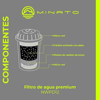 Foto 4 | Foto 4 | Purificador de Agua Minato 9 Litros de Vidrio Nwpd01
