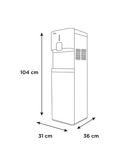 Foto 4 | Foto 4 | Dispensador De Agua Midea Carga Inferior Arctic Water