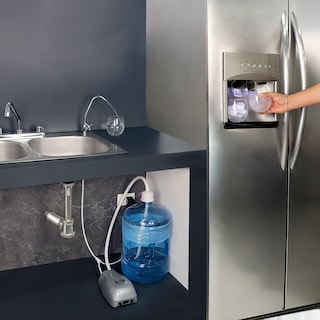 Foto 2 | Foto 2 | Bomba Dispensadora 2 En 1 De Agua Y Hielo Eléctrica Refrigerador Dúplex Con Llave De Tarja