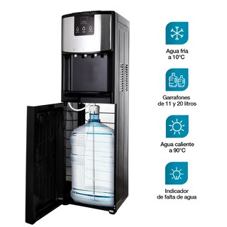 Foto 2 | Foto 2 | Dispensador De Agua Fría Caliente Garrafón Oculto 3 Temperaturas, Casa Litus, Color Negro
