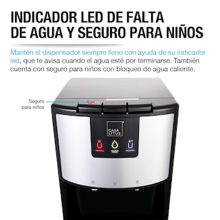 Foto 7 | Foto 7 | Dispensador De Agua Fría Caliente Garrafón Oculto 3 Temperaturas, Casa Litus, Color Negro