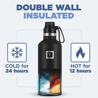 Foto 4 | Foto 4 | Botella De Agua Iron °flask Para Acampar Y Senderismo, 950 Ml, Dark Night - Venta Internacional.