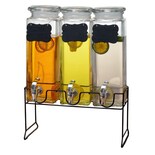Dispensador De Agua De Vidrio Vittori 2.4 Litros 3 Piezas