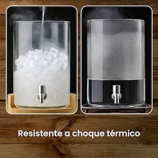 Foto 4 | Foto 5 | Dispensador De Agua De Vidrio Borosilicato Vittori 8 Litros