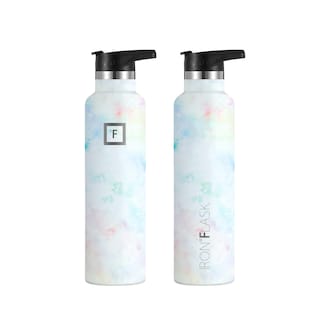 Foto 4 | Foto 4 | Botella De Agua Iron °flask Para Acampar Y Senderismo, 700 Ml, Perla, Con 3 Tapas - Venta Internacional.
