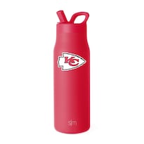 Botella De Agua Simple Y Moderna De Los Kansas City Chiefs De La Nfl, 500 Ml - Venta Internacional.
