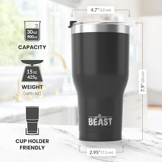 Foto 7 | Foto 7 | Tumbler Greens Steel Beast Acero Inoxidable 900 Ml Aislante Al Vacío - Venta Internacional.