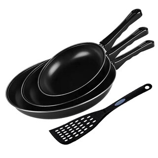 Foto 1 | Foto 1 | Juego De Sartenes Antiadherente 4 Pzas 20/23/26cm + Espátula