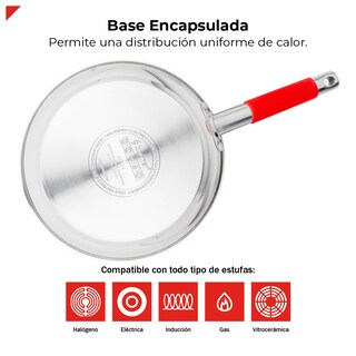 Foto 5 | Foto 5 | Bogner Sartén De Acero Inoxidable De 24cm Antiadherente Bfp24
