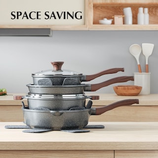 Foto 6 | Foto 6 | Juego De Utensilios De Cocina Sensarte Antiadherentes De 13 Piezas Con Revestimiento De Granito Suizo - Venta Internacional.