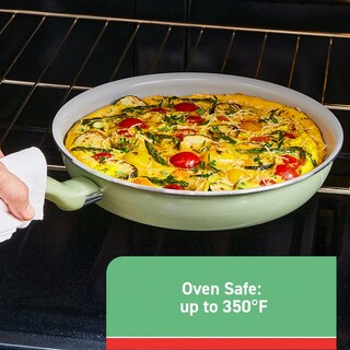 Foto 6 | Foto 6 | Sartén T-fal De Cerámica Reciclada Antiadherente De 30 Cm, Apta Para Horno, 180 °c - Venta Internacional.