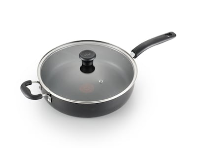 Foto 1 | Foto 1 | Sartén T-fal Specialty Antiadherente De 5 Litros Con Tapa De Vidrio, Color Negro - Venta Internacional.