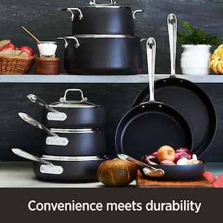Foto 3 | Foto 3 | Everyday Pan All-clad Ha1, Antiadherente Anodizado Duro, 30 Cm, Con Tapa - Venta Internacional.