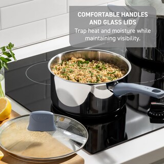 Foto 4 | Foto 4 | Sartén T-fal Essentials De Acero Inoxidable De 3,5 L Con Tapa, Color Plateado - Venta Internacional.