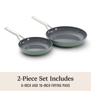 Foto 5 | Foto 5 | Set de Sartenes Calphalon de Cerámica Antiadherente Plateadas 8 y 10 Pulgadas 2 Piezas - Venta Internacional