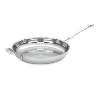Foto 1 | Foto 1 | Sartén Cuisinart Contour de Acero Inoxidable de 30 cm con Asa Auxiliar - Venta Internacional