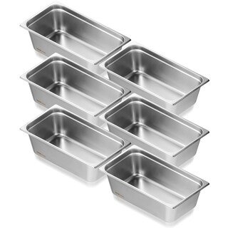 Foto 1 | Foto 1 | Sartén De Vapor Antiatascos Hotel Pans Vevor, Tamaño Completo, De 6 Pulgadas De Profundidad - Venta Internacional.