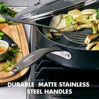 Foto 3 | Foto 3 | Sartén Greenpan Canterbury De Cerámica Anodizada Dura De 5 Cuartos De Galón, Color Negro - Venta Internacional.