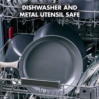 Foto 4 | Foto 4 | Sartén Greenpan Canterbury De Cerámica Anodizada Dura De 5 Cuartos De Galón, Color Negro - Venta Internacional.