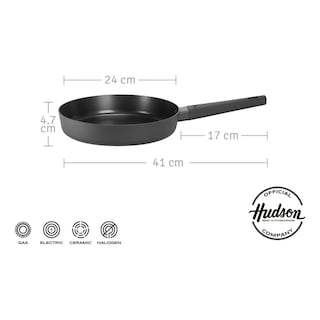 Foto 3 | Foto 3 | Sarten Hudson 24cm Aluminio Antiadherente Mango Soft Touch
