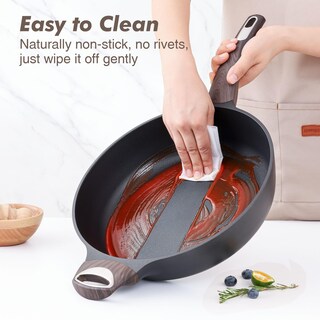Foto 3 | Foto 3 | Sartén Sensarte Antiadherente De 13.3 Pulgadas Con Tapa 6 Litros - Venta Internacional.