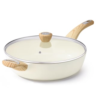 Foto 1 | Foto 1 | Sartén Sensarte De Cerámica Antiadherente De 30 Cm Con Tapa De 5 Litros Para Inducción - Venta Internacional.