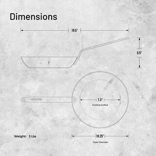Foto 7 | Foto 7 | Sartén De Buyer Acero Al Carbono Azul 26 Cm De Diámetro Apta Para Horno - Venta Internacional.