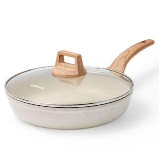 Foto 1 | Foto 1 | Sartén Carote 30 Cm Antiadherente Con Tapa De Granito Blanco - Venta Internacional.