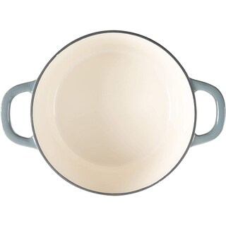 Foto 5 | Foto 5 | Olla Crock-Pot de Hierro Fundido Esmaltado Artesanal Gris 7 Cuartos de Galón - Venta Internacional
