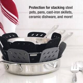 Foto 3 | Foto 3 | Juego De Protectores De Ollas, Empuñaduras Y Tapetes Para Secar Platos, Totalmente Revestidos - Venta Internacional.