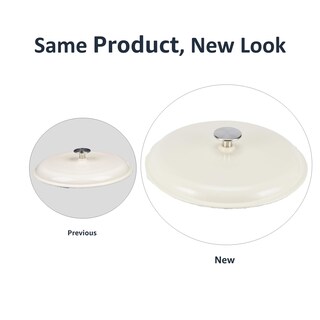 Foto 5 | Foto 5 | Horno Holandés Amazon Basics De Hierro Fundido Esmaltado, 6 Litros, Blanco - Venta Internacional.