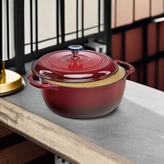Foto 5 | Foto 5 | Olla Holandés Best Choice Products Hierro Fundido Esmaltado 6 L Rojo - Venta Internacional